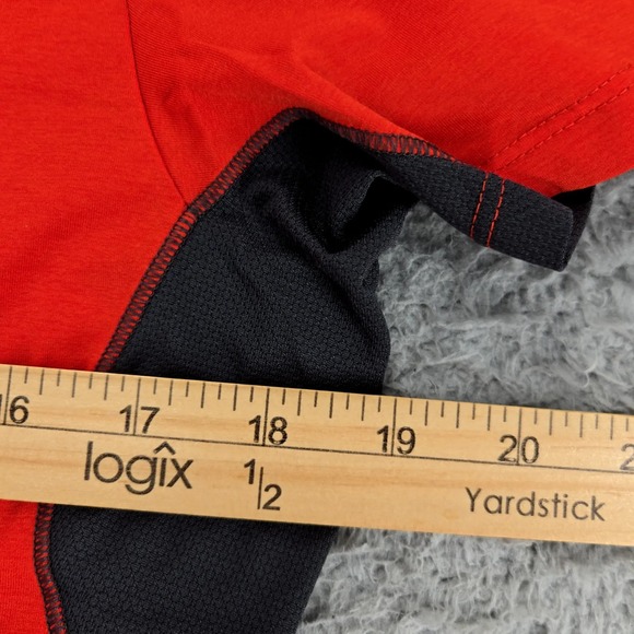 The North Face FlashDry XD Shirt Mens Small Red Black Athletic‎ Performance Tee - Picture 8 of 9
